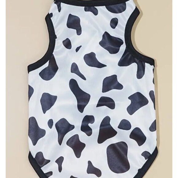Cow Print XS Breathable Pet Dog Shirt NWOT - Picture 4 of 4